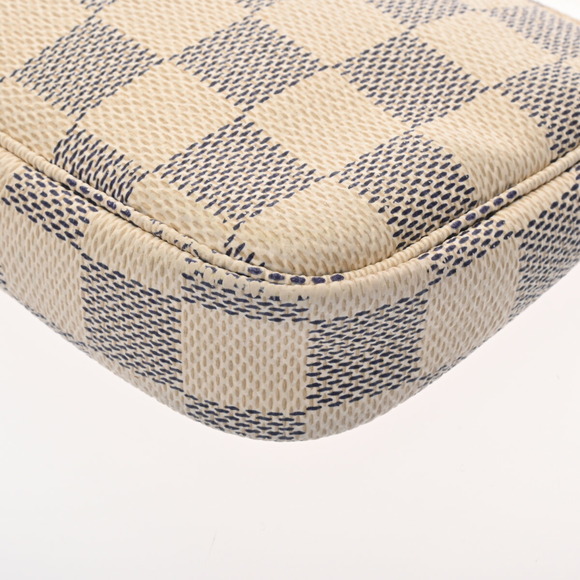Louis Vuitton Damier Azur White Pochette Accessoires Accessory Pouch - Picture 9 of 12